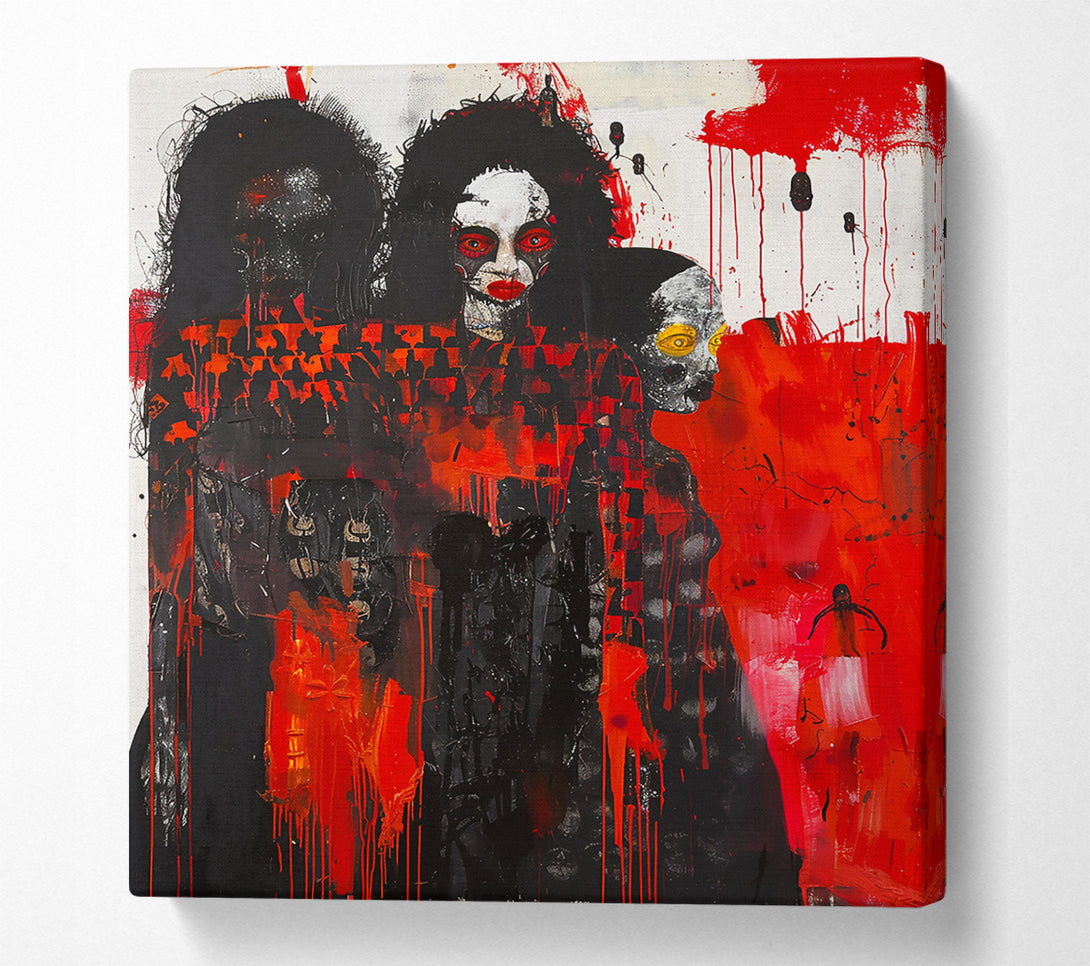  A Canvas Print of Crimson Dreamscapes Canvas Print