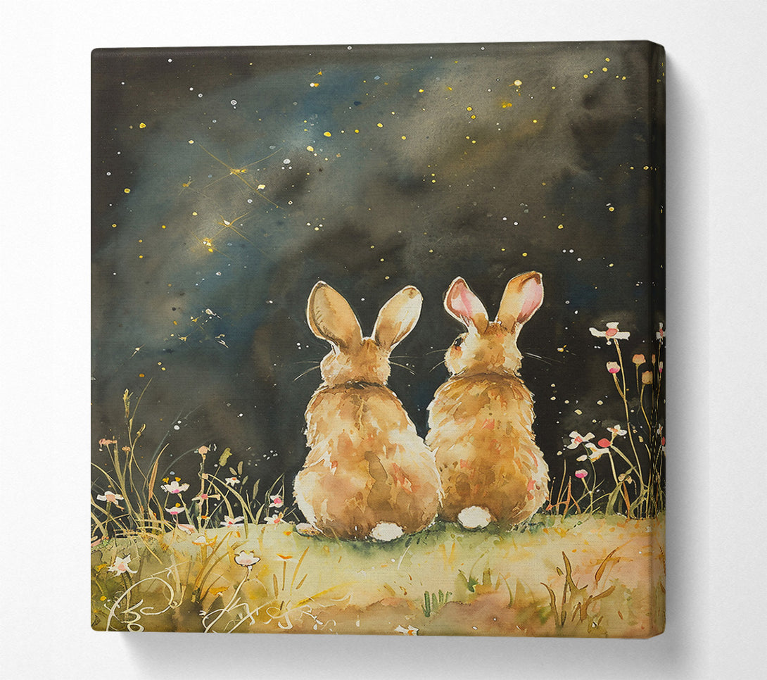  A Canvas Print of Golden Night Wishes Canvas Art
