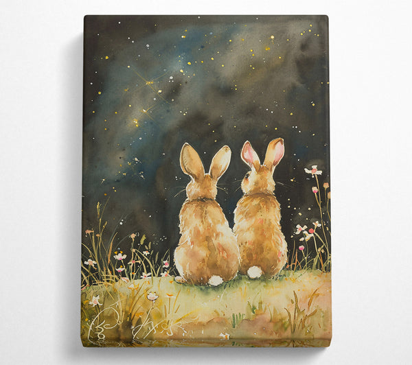  A Canvas Print of Golden Night Wishes Canvas Art