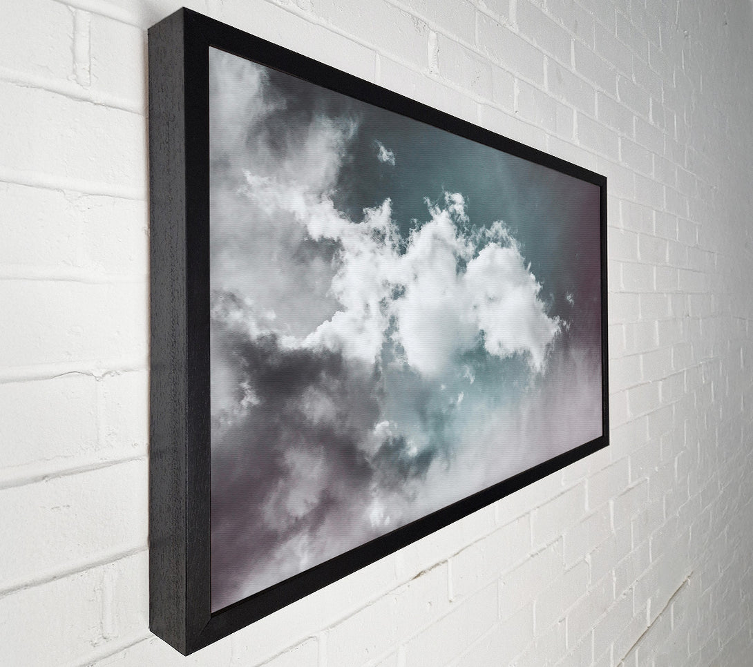  A Canvas Print of Teal Sky Dreams Canvas Art