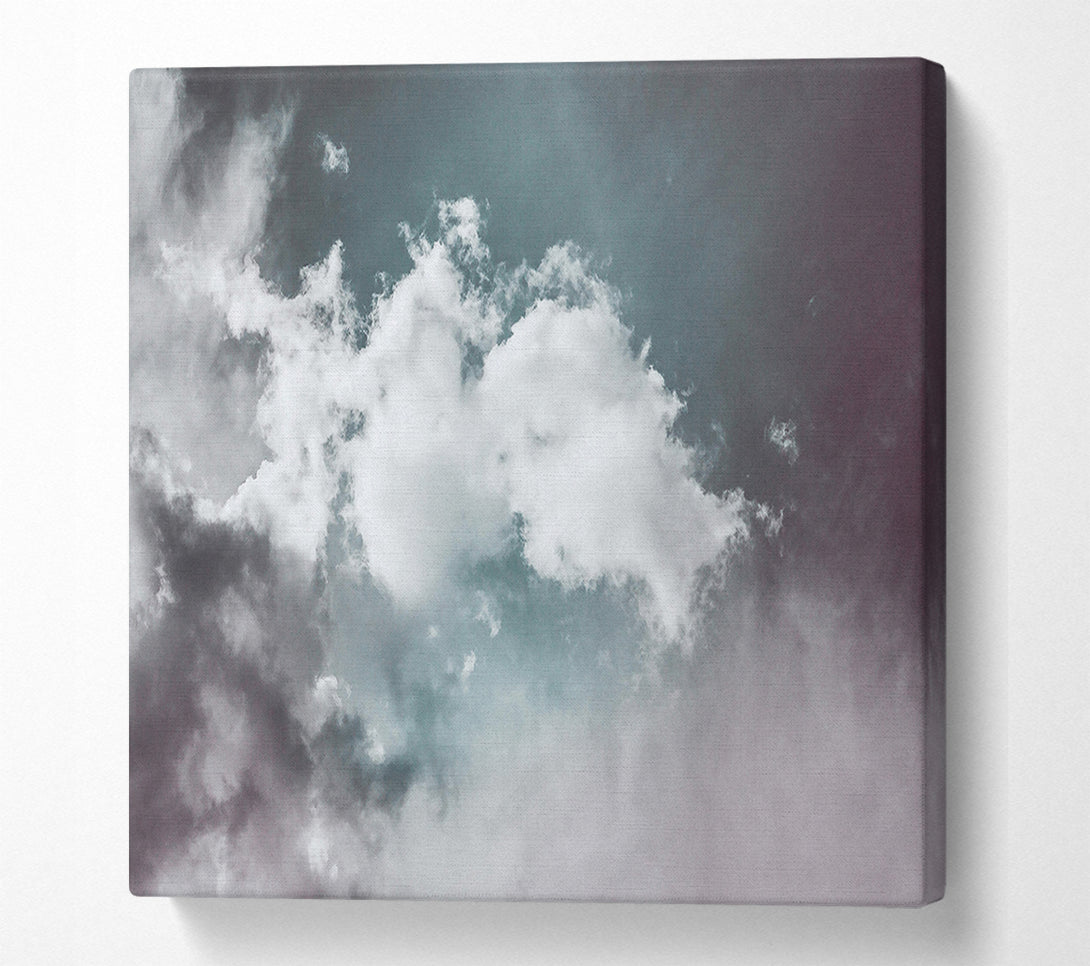  A Canvas Print of Teal Sky Dreams Canvas Art