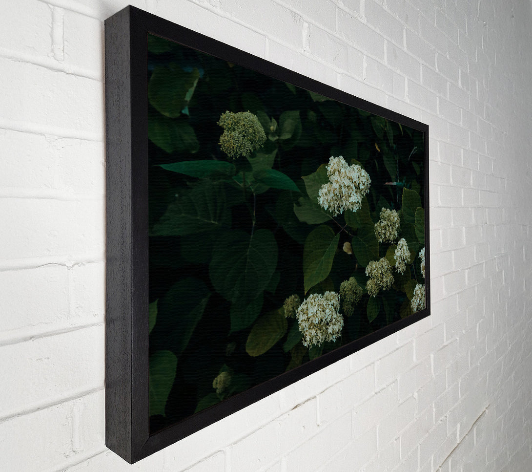  A Canvas Print of Emerald Green Blooms Canvas Art
