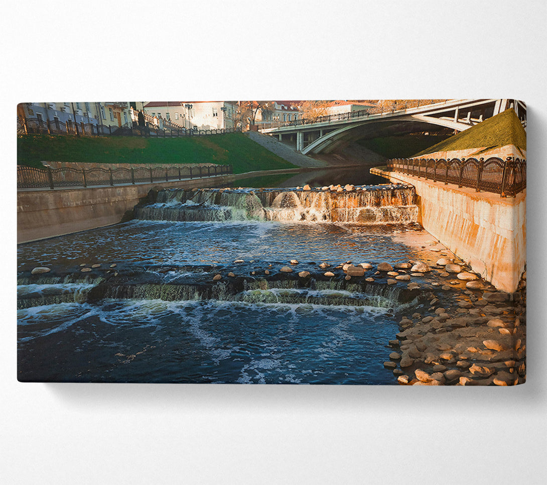  A Canvas Print of Azure River Rapids Canvas Art