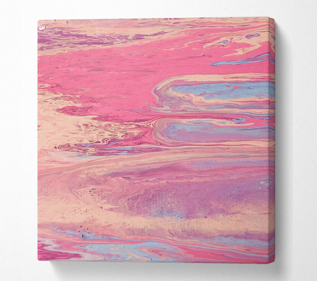  A Canvas Print of Pink Swirling Dream Canvas Print