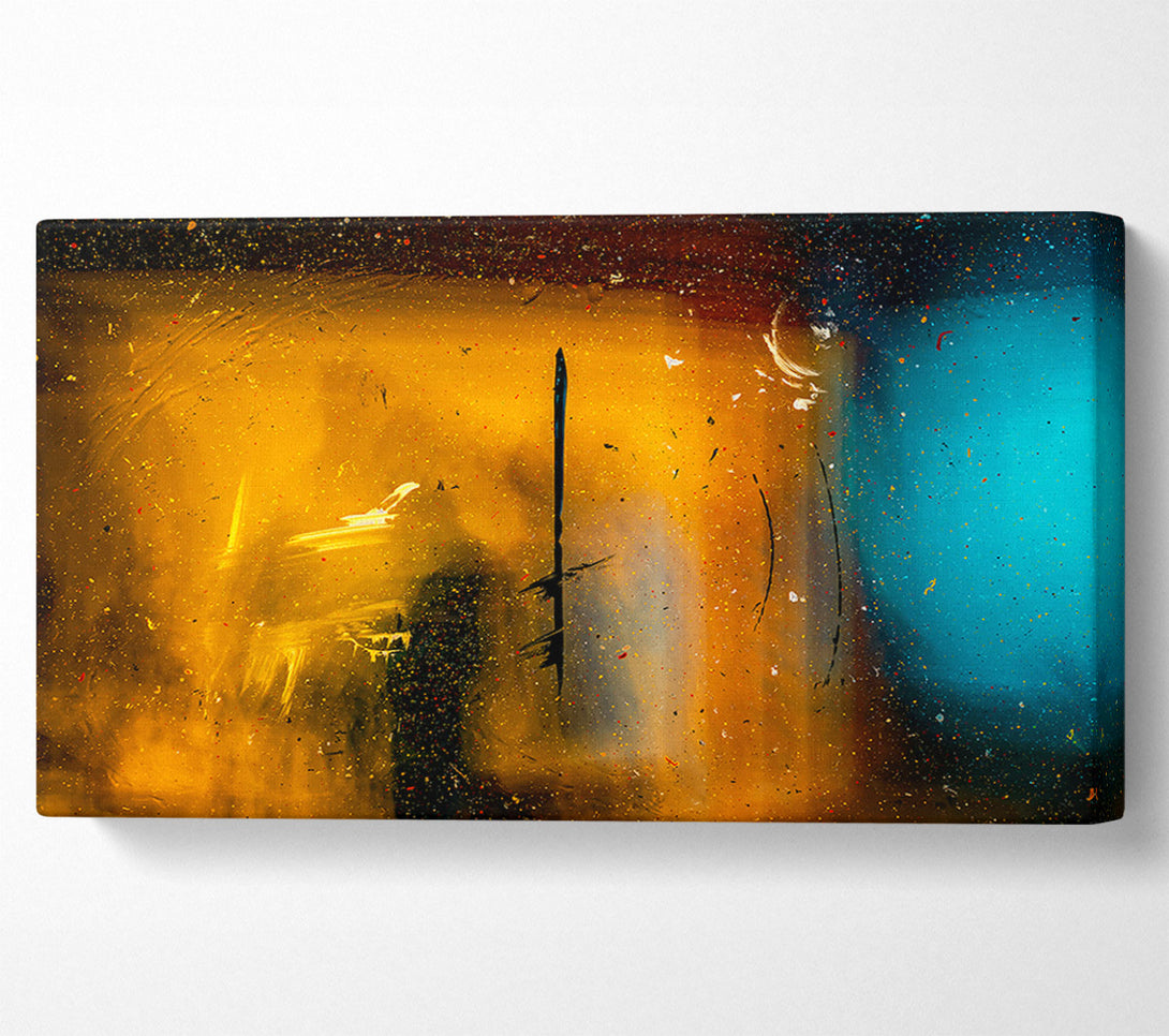  A Canvas Print of Golden Dust Specks Canvas Art