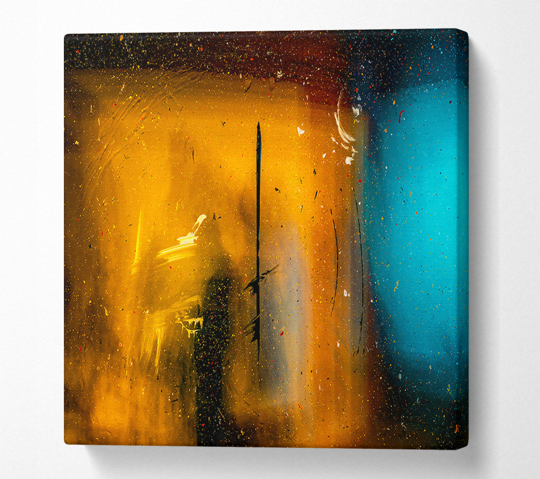  A Canvas Print of Golden Dust Specks Canvas Art