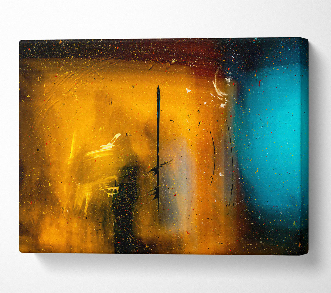  A Canvas Print of Golden Dust Specks Canvas Art