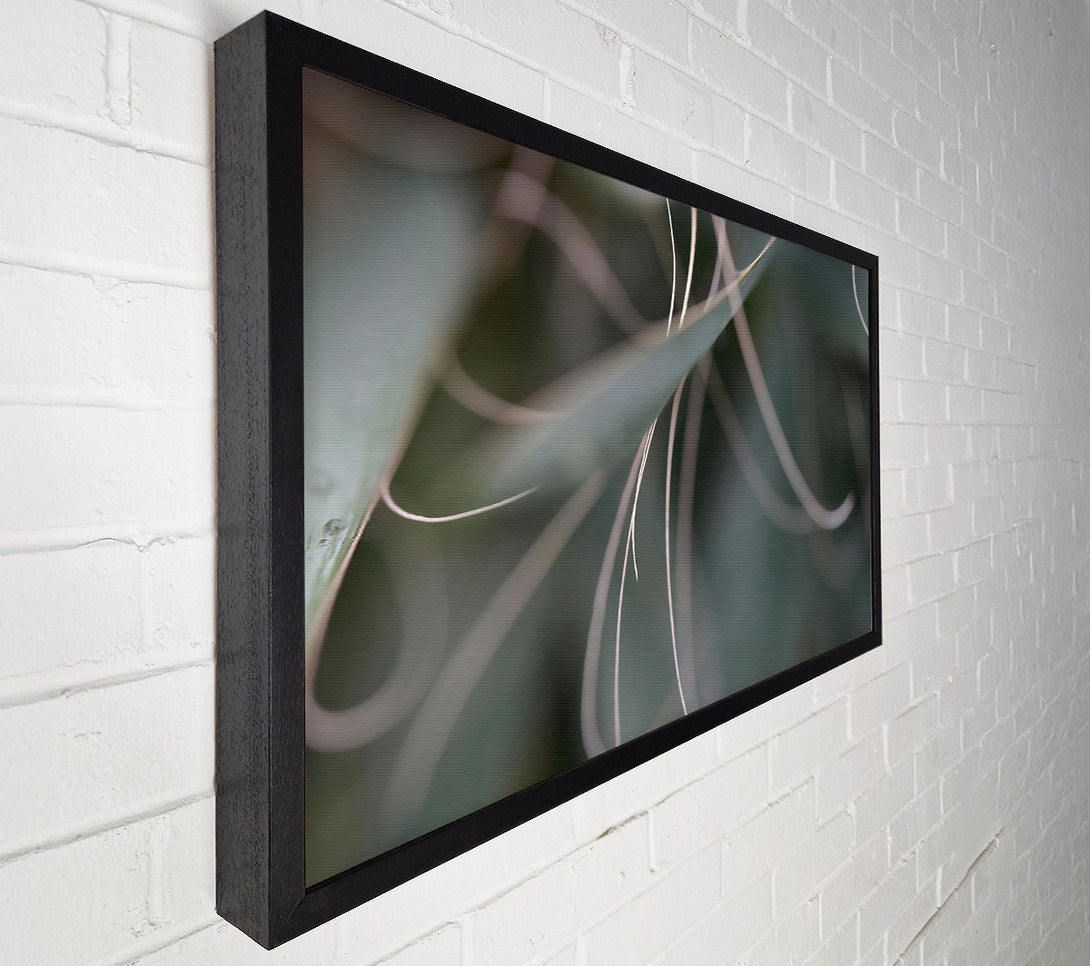  A Canvas Print of Emerald Threads Of Light. Canvas Wall Art