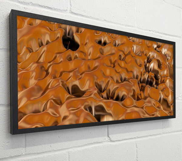 Amber Liquid Landscape