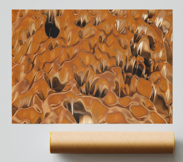 Amber Liquid Landscape
