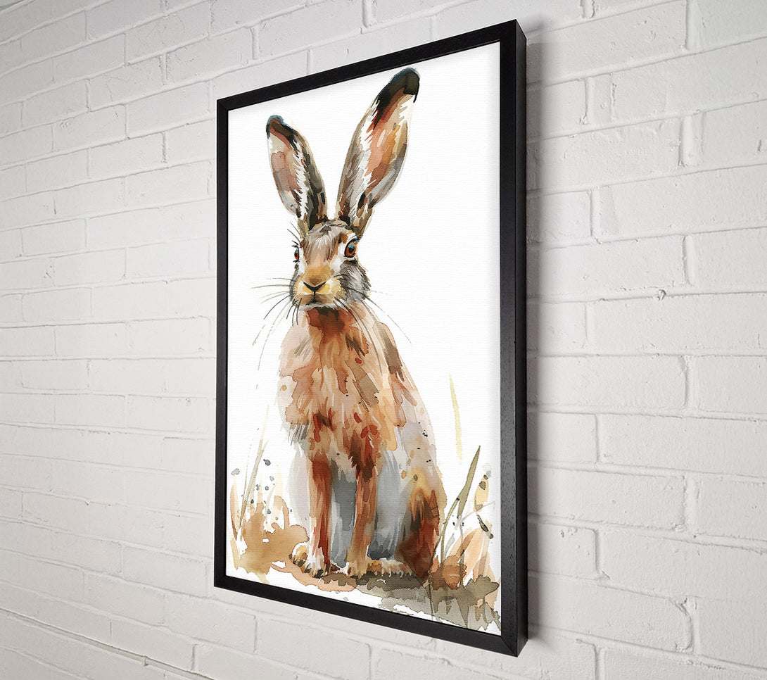  A Canvas Print of Golden Brown Hare Canvas Print