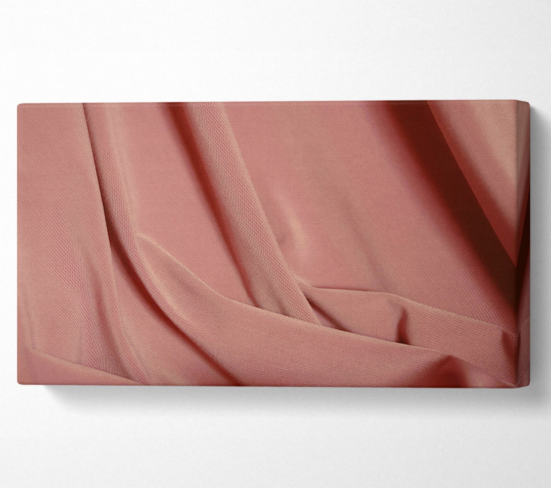  A Canvas Print of Dusty Rose Drape Canvas Print