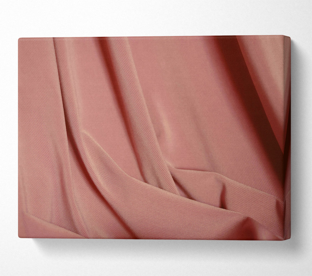  A Canvas Print of Dusty Rose Drape Canvas Print