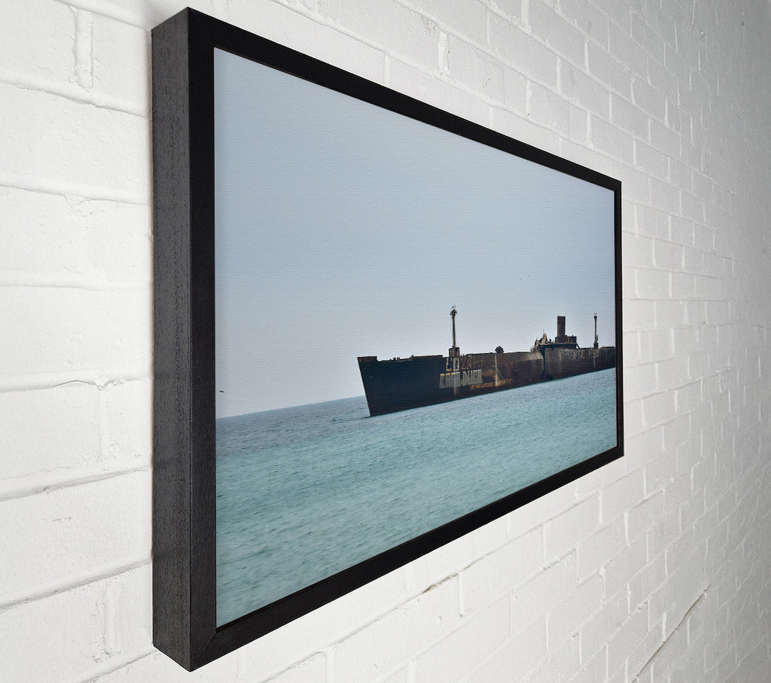  A Canvas Print of Teal Ghost Ship Canvas Art
