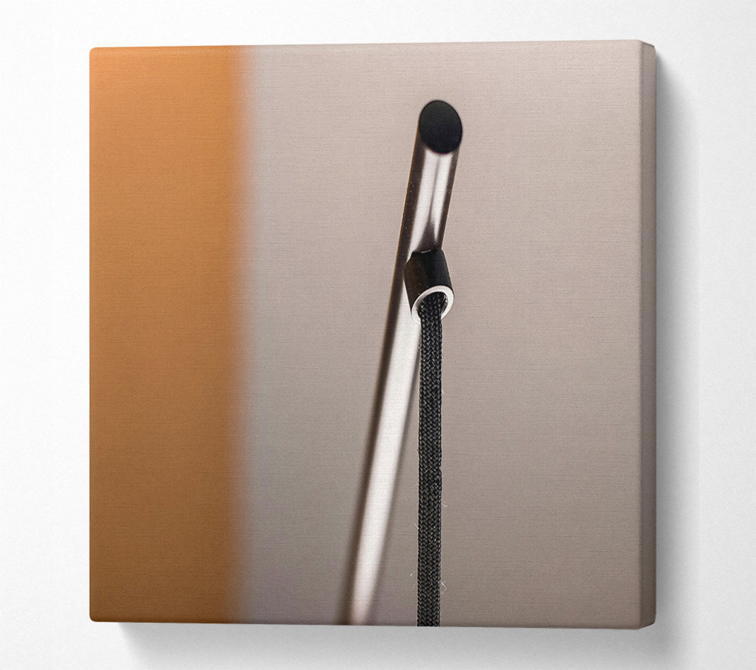  A Canvas Print of Black Metal Tendrils Canvas Wall Art
