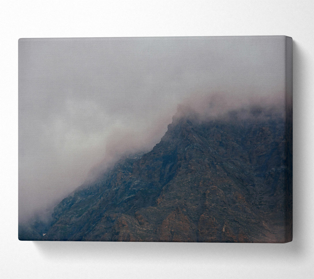  A Canvas Print of Grey Mountain Mist Canvas Art