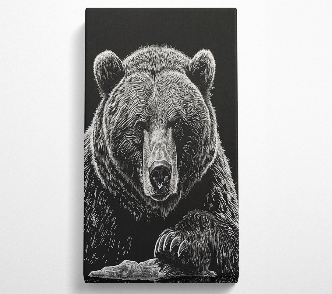  A Canvas Print of White Bear Gaze Canvas Art