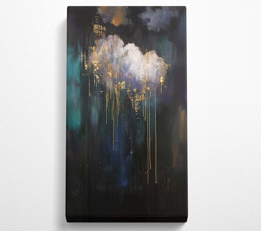  A Canvas Print of Golden Night Sky Canvas Print