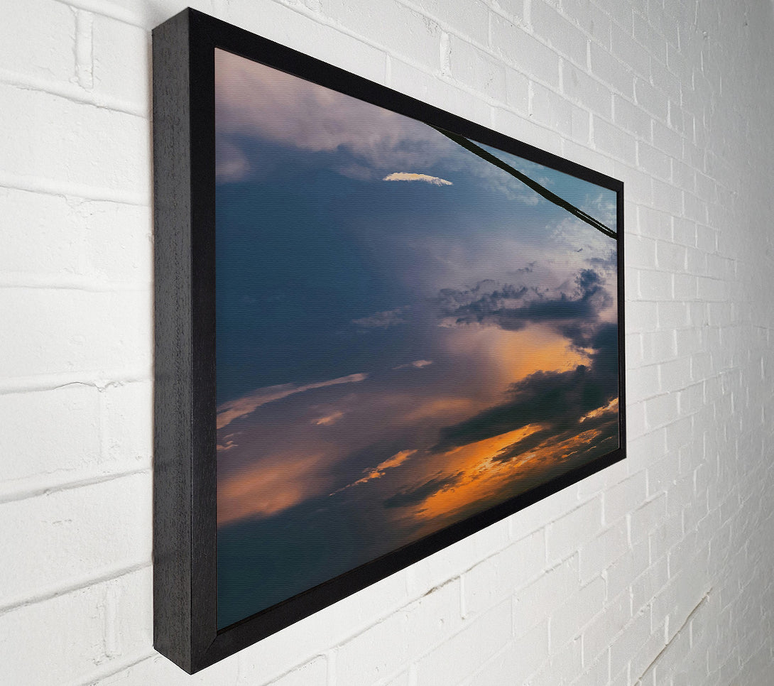  A Canvas Print of Golden Hour Cloudscape Canvas Print