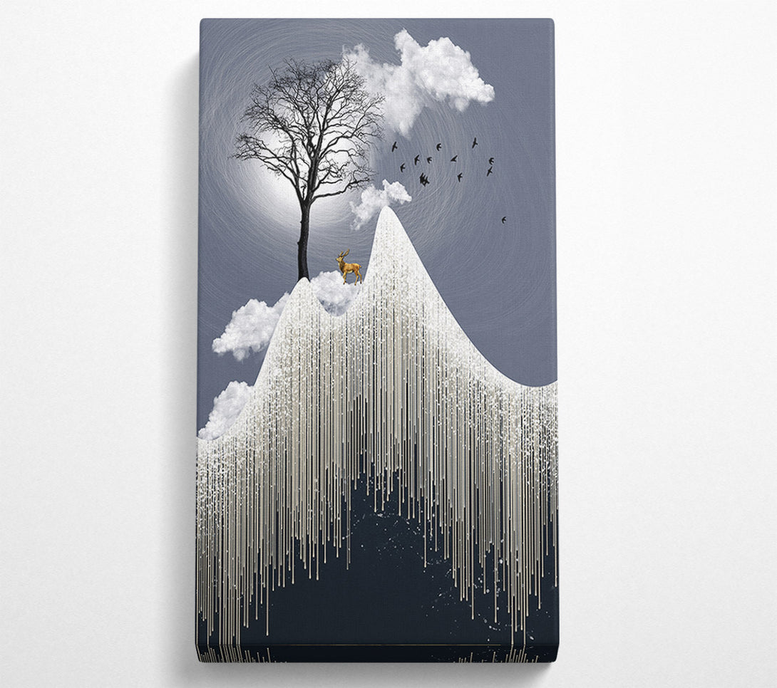  A Canvas Print of Gold Stag Peak Canvas Print