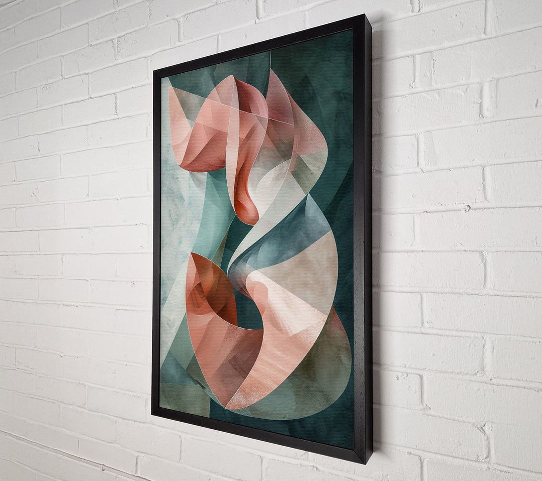  A Canvas Print of Rose Petal Abstraction Canvas Art