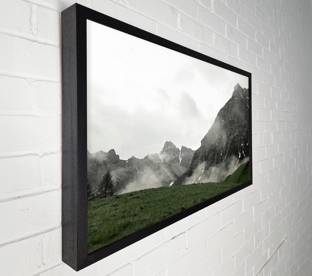  A Canvas Print of Grey Mountain Mist Canvas Art