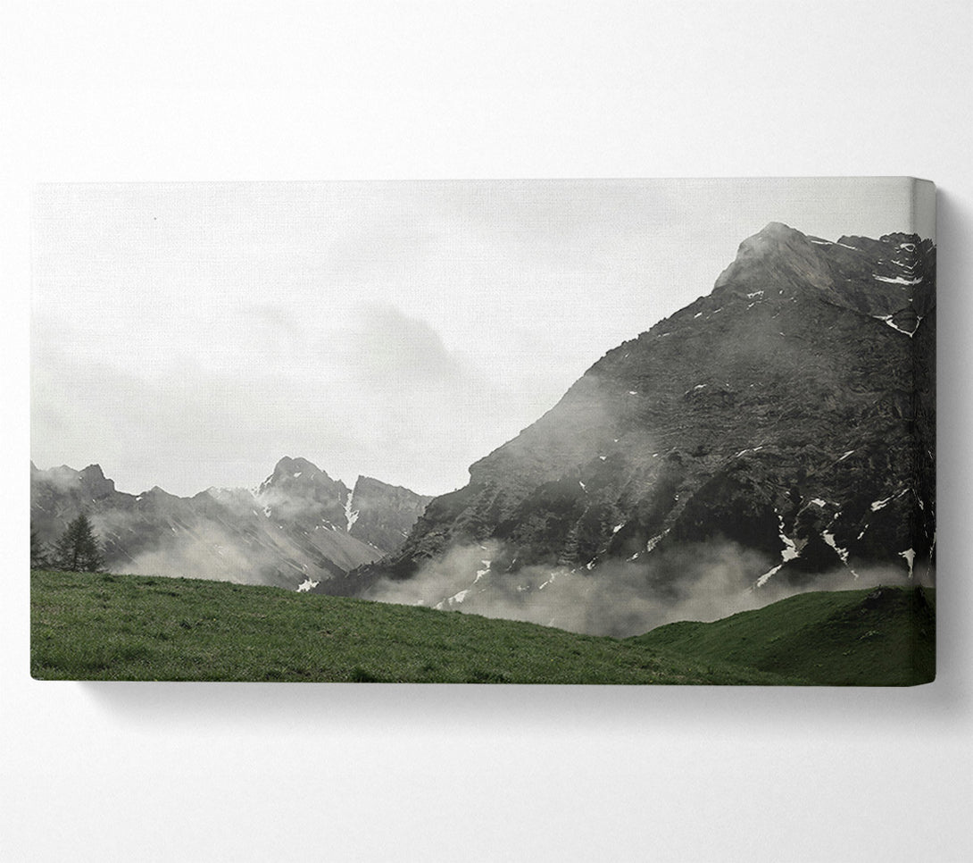  A Canvas Print of Grey Mountain Mist Canvas Art
