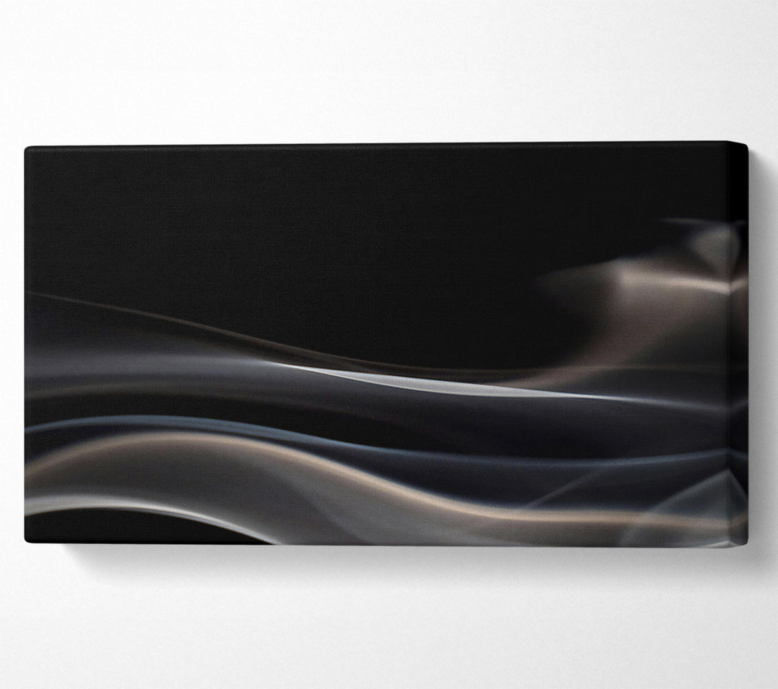  A Canvas Print of Grey Smoke Swirls Canvas Art