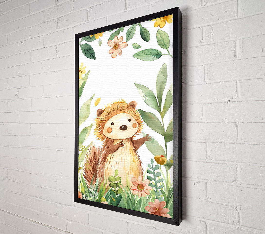  A Canvas Print of Golden Hedgehog Blooms Canvas Print