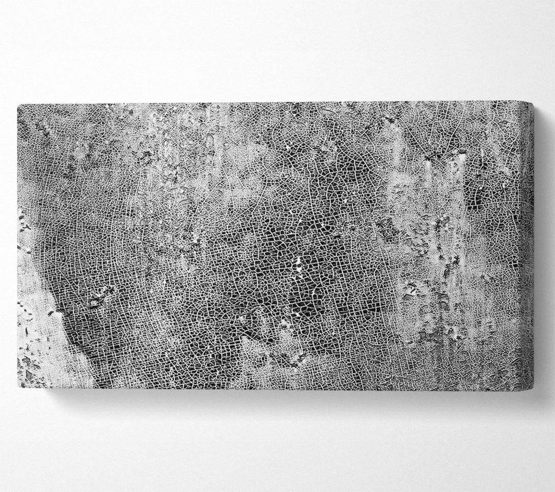  A Canvas Print of White Cracked Surface Canvas Print