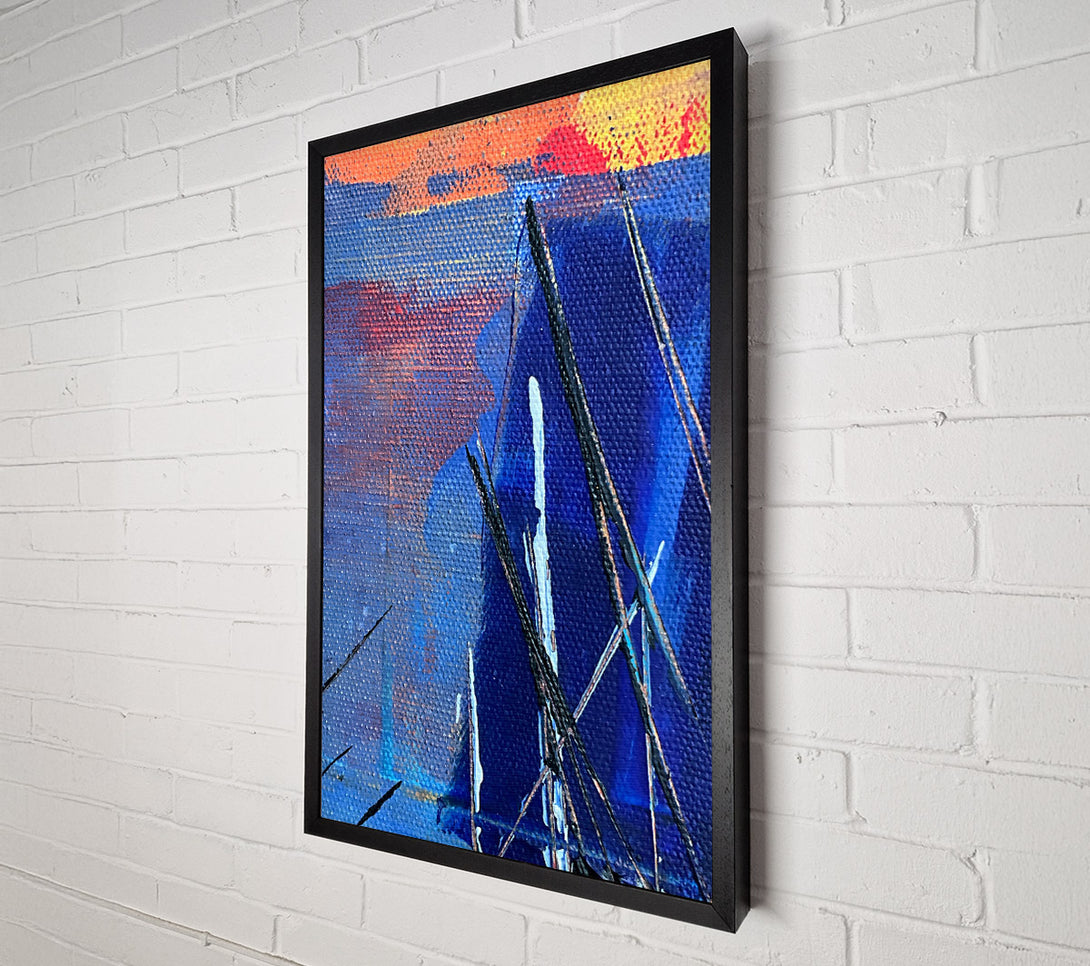  A Canvas Print of Indigo Night Sky Canvas Art
