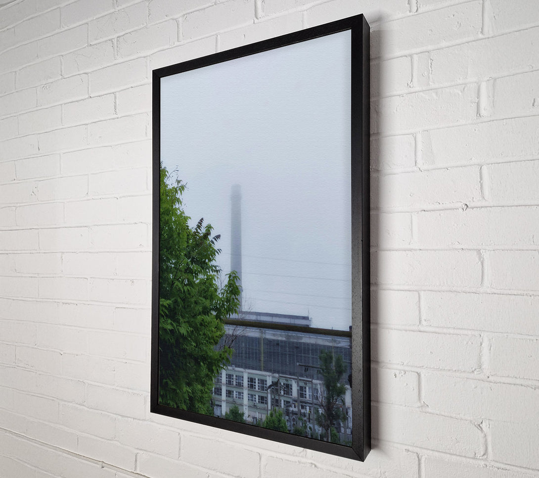  A Canvas Print of Gray Foggy Sky Canvas Wall Art