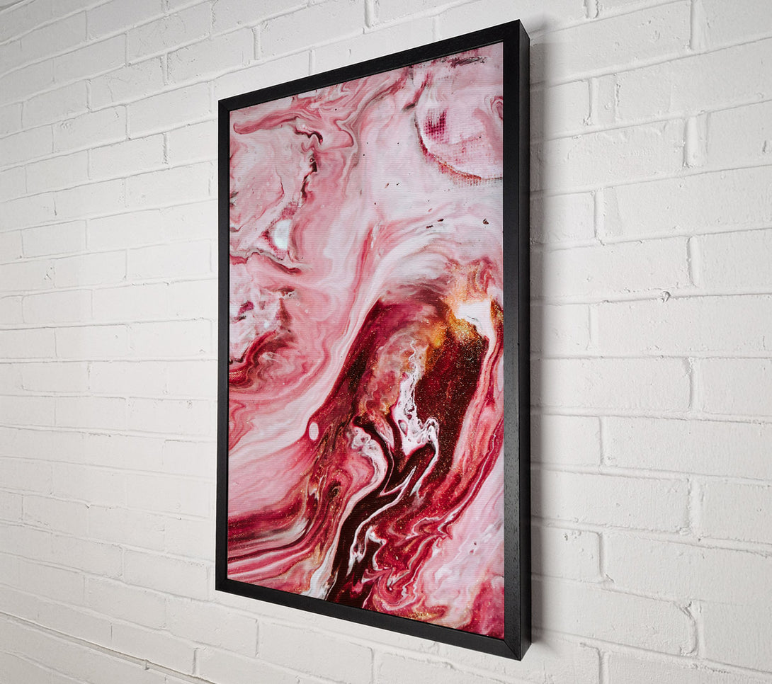  A Canvas Print of Crimson Flowing Dreams Canvas Print