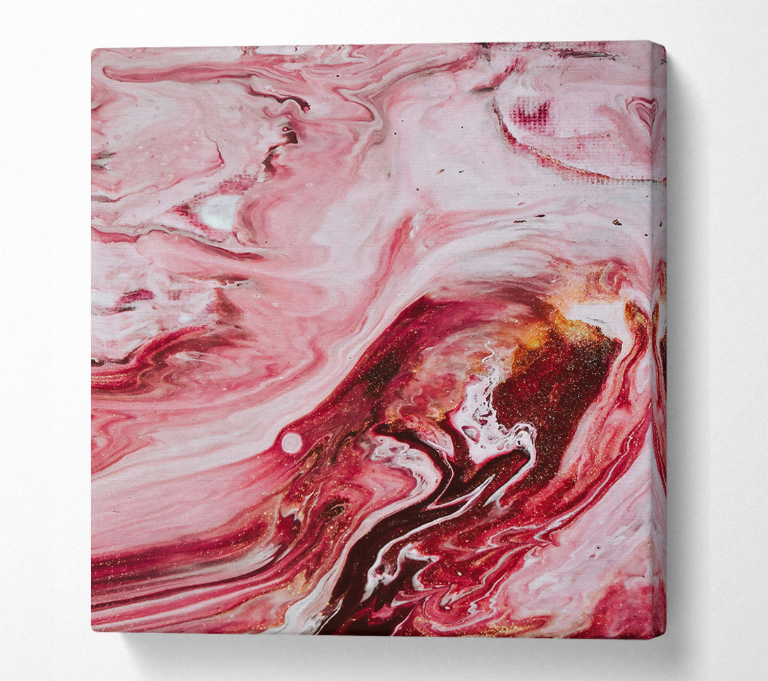  A Canvas Print of Crimson Flowing Dreams Canvas Print