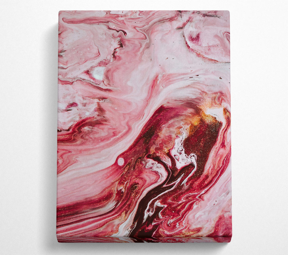  A Canvas Print of Crimson Flowing Dreams Canvas Print