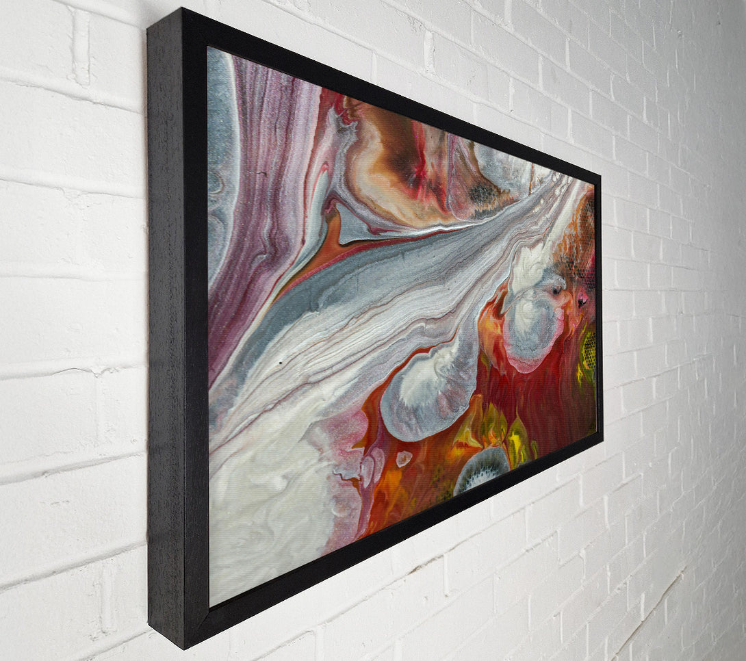  A Canvas Print of Crimson Swirling Dreams Canvas Wall Art