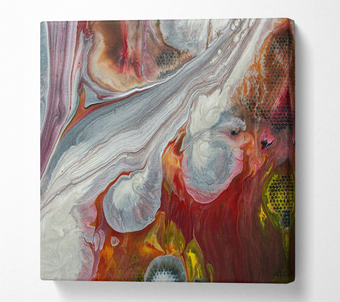  A Canvas Print of Crimson Swirling Dreams Canvas Wall Art