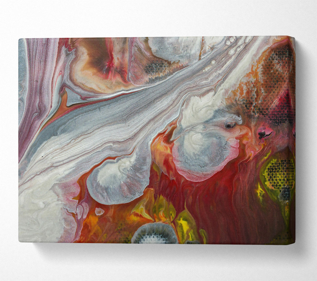  A Canvas Print of Crimson Swirling Dreams Canvas Wall Art