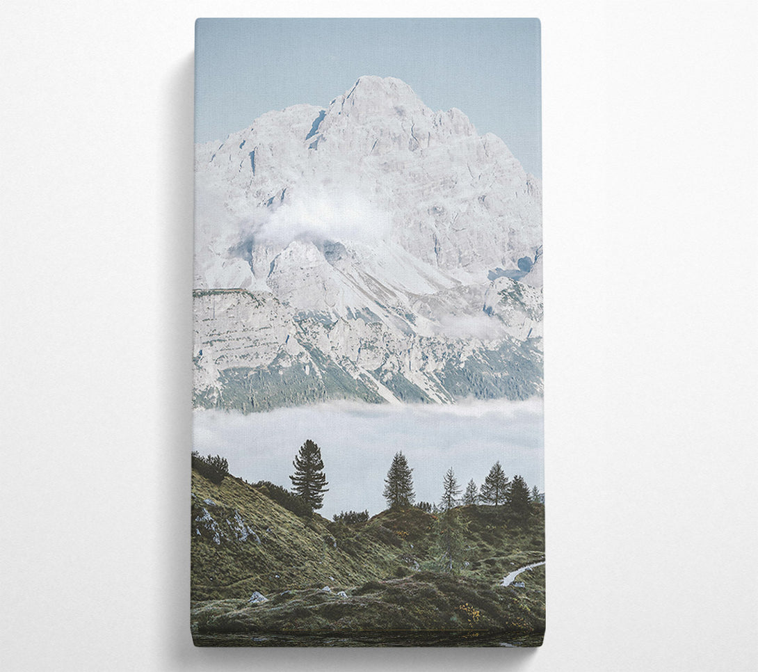  A Canvas Print of White Peak Serenity Canvas Print