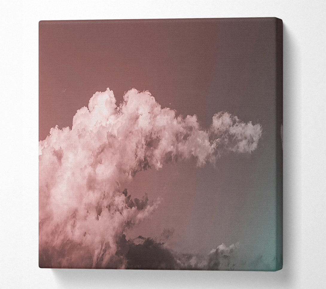  A Canvas Print of Dusty Rose Cloudscape Canvas Print
