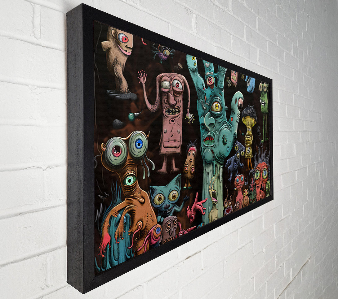  A Canvas Print of Teal Gloom And Dreams Canvas Wall Art