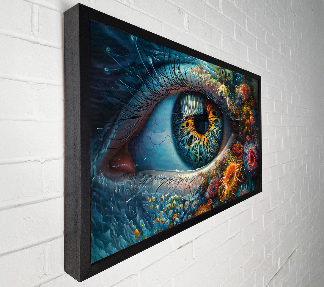  A Canvas Print of Azure Eye Of Wonder Canvas Art