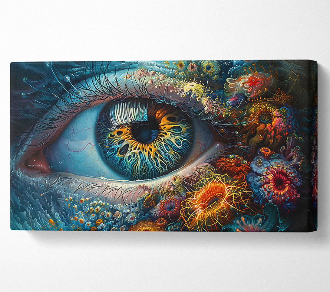  A Canvas Print of Azure Eye Of Wonder Canvas Art