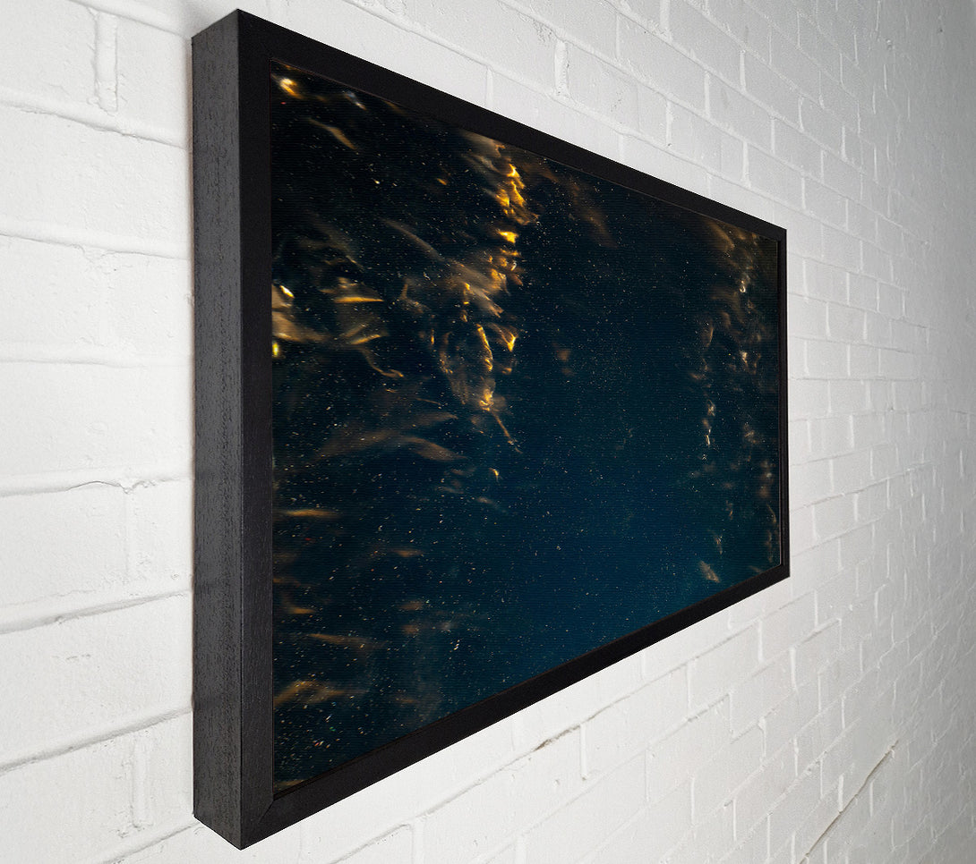  A Canvas Print of Golden Dust Trails Canvas Print