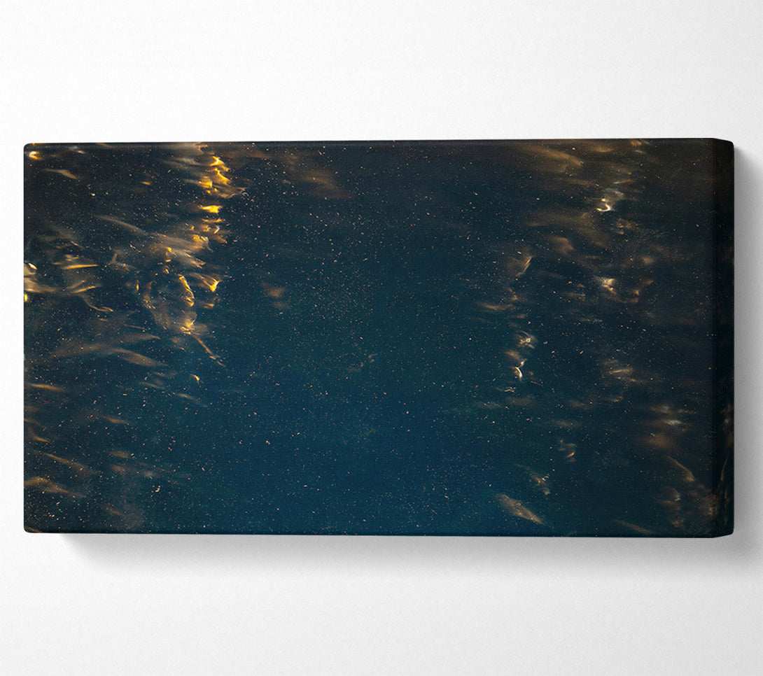  A Canvas Print of Golden Dust Trails Canvas Print