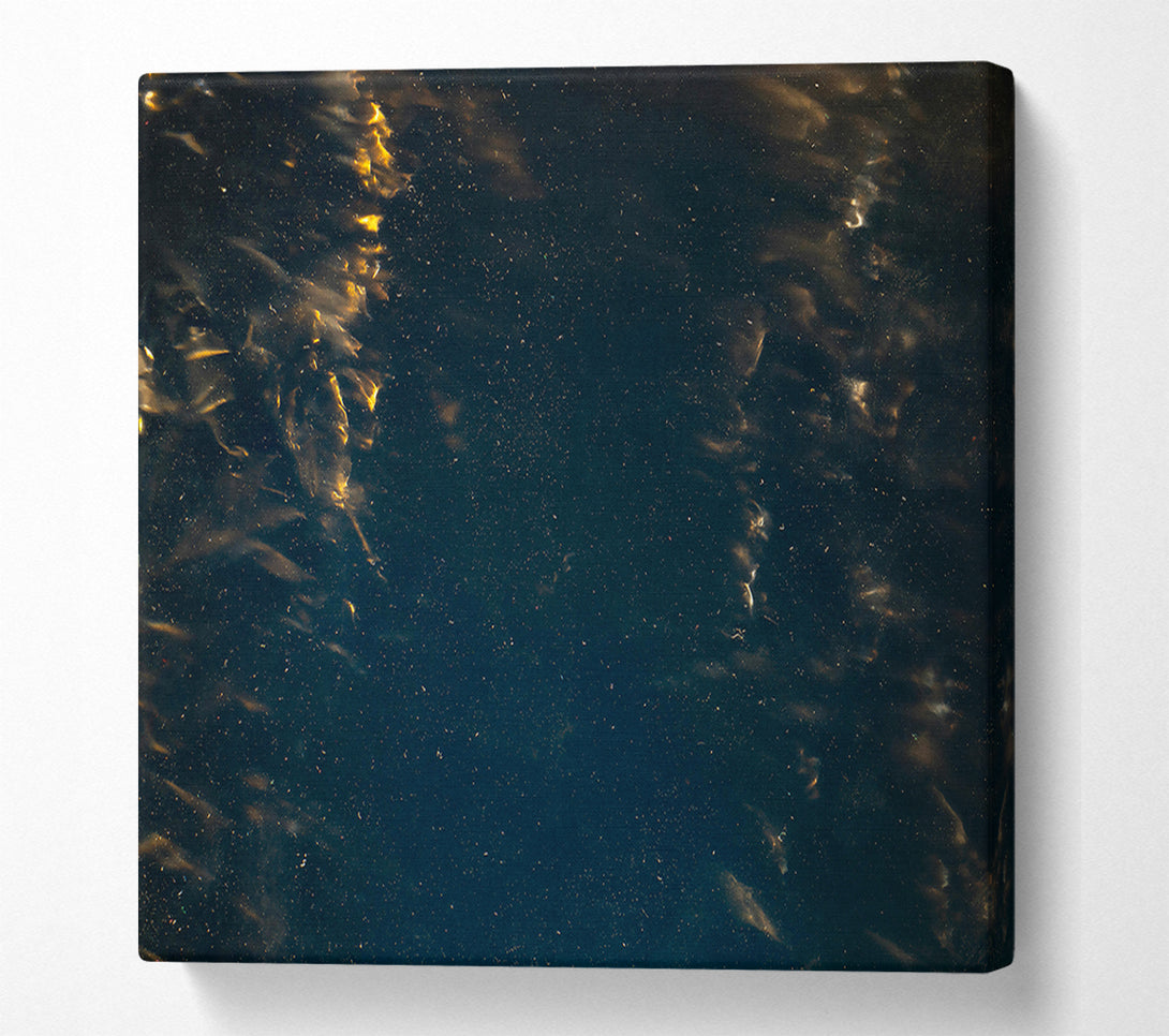  A Canvas Print of Golden Dust Trails Canvas Print