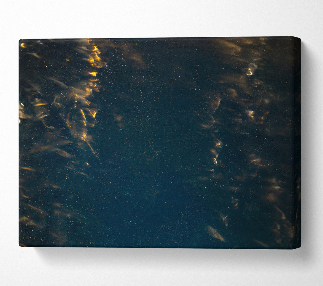  A Canvas Print of Golden Dust Trails Canvas Print