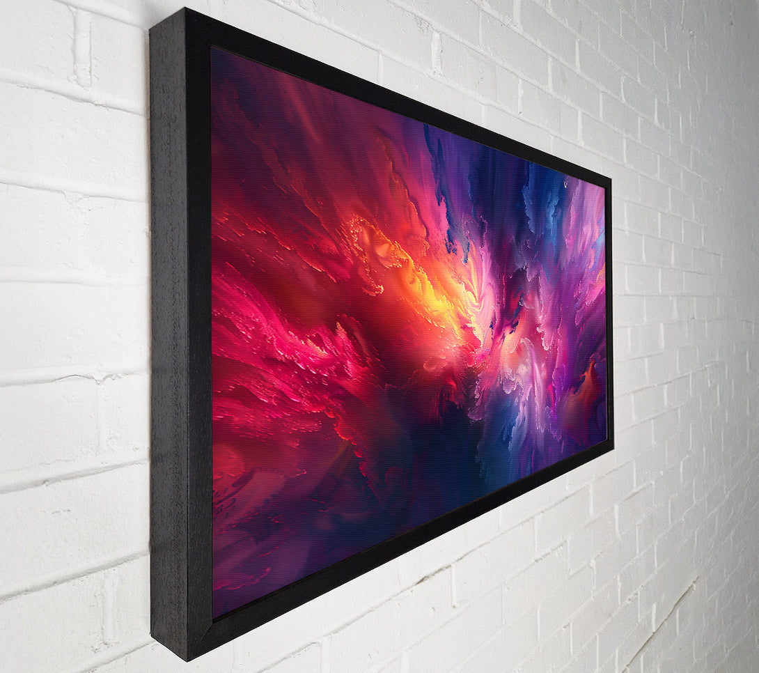  A Canvas Print of Crimson Cosmic Burst Canvas Art
