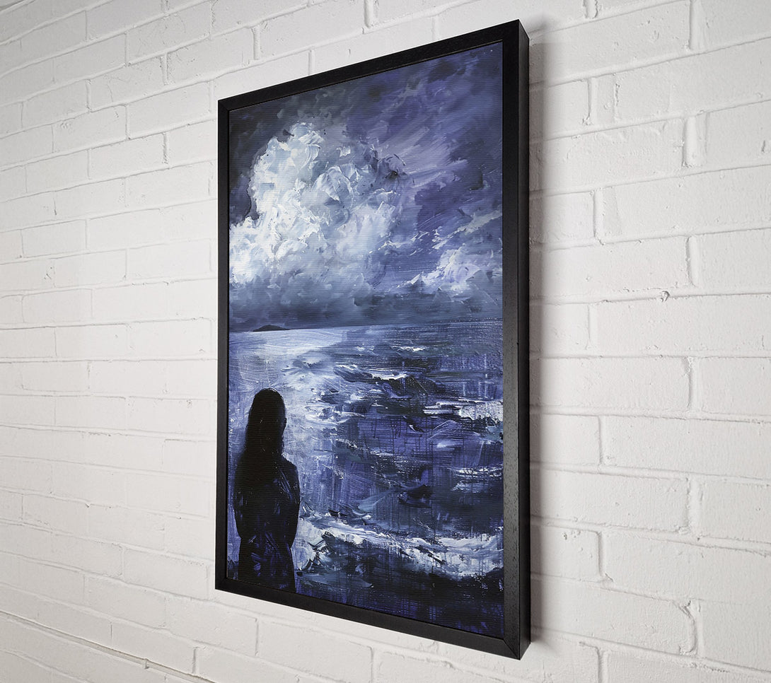  A Canvas Print of Indigo Sea Dreams Canvas Print