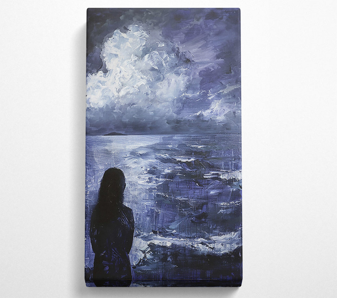  A Canvas Print of Indigo Sea Dreams Canvas Print
